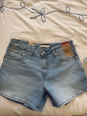 Levi's Light Blue Denim Shorts